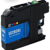 Brother Compatible InkJet LC203XL LC-203XL Cyan High Capacity Cartridge