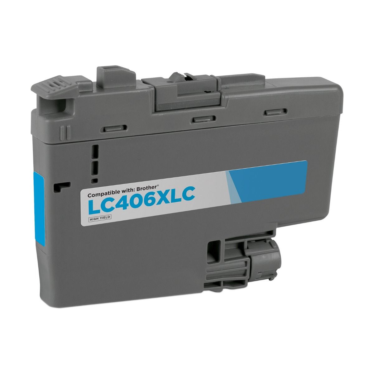 Brother Compatible InkJet Cartridge LC406XL LC-406XL Cyan High Capacity Cartridge